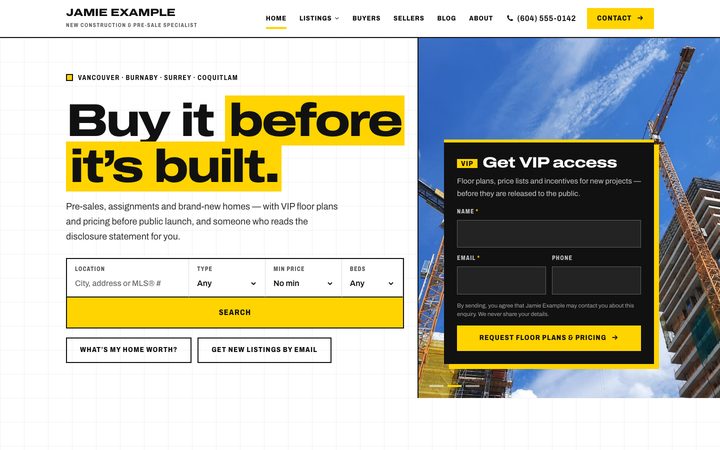 Launch template